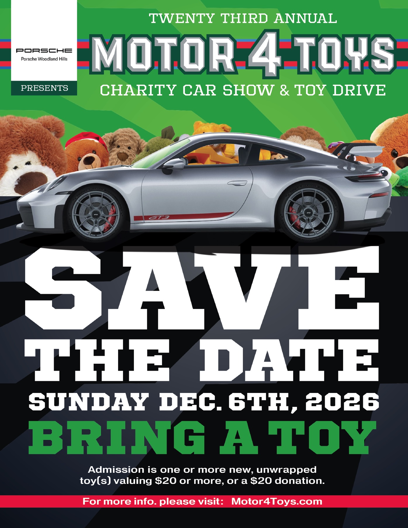 23rd Annual Motor 4 Toys Charity Car Show